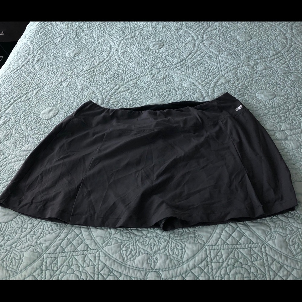 Charcoal Grey Tennis Skirt